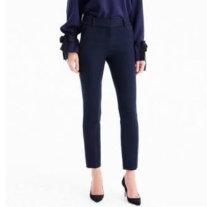 J crew navy Cameron ankle slacks. 4P